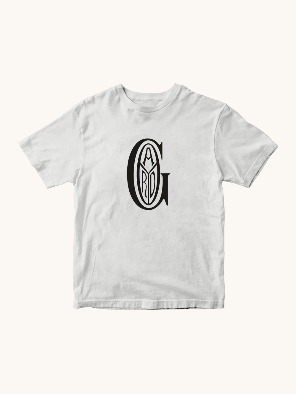 White Short Sleeve Goyar Casual Mens Tee Monogram Desinger Style Summer Vacation